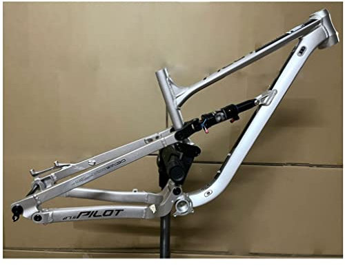 MTB Aufhängungsrahmen 26er 27.5er 29er Enduro Mountainbike Rahmen DH/XC/AM Steckachse 12*148mm Boost Aluminiumlegierungs Rahmen 16,5''/18'' Scheibenbremse Rahmen ( Color : Silver , Size : 27.5*16.5''