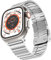 Correa para Apple Watch Ultra 49mm, Correa de Compatible con 45mm 44mm 42mm, Metal de Acero Inoxidable Correa para iWatch Series 8 7 SE 6 5 4 3 2 1, Repuesto Correa para Hombre Mujer