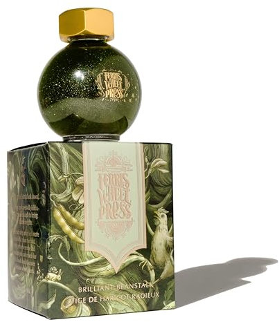 Ferris Wheel Press Fountain Pen Ink, FerriTales Collection, Light Green with a Champagne Shimmer, 20ml