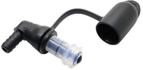 RALSPEC Valvola di ricambio con coperchio in silicone per sacca idrica zaino vescica bocchino valvola in gomma adatta per Camelbak Platypus, Nero , Etichettalia unica