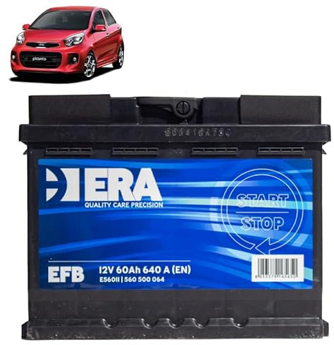 Batteria 60Ah EFB per Kia Picanto II 1.2 benzina 2011-2017