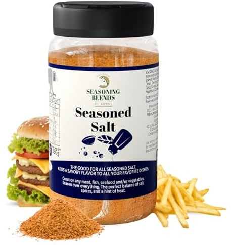 Sale Aromatizzato Premium con Spezie Miste ed Erbe – Rub Multiuso Artigianale, Senza MSG, Senza Allergeni Noti e Senza OGM – Perfetto per Carne, Pesce, Verdure, Uova e Patatine