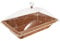 1set Woven Bread Basket with Transparent Lid Food Storage for Fruit Pastry and Snacks Lightweight Design for Home Bakery Office and Party Use