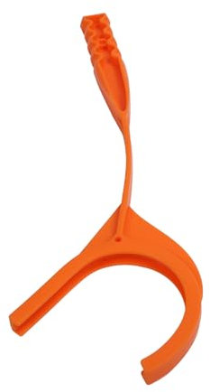 Buachois Hand-Zielwerfer, Tragbarer Ton-Werfer, Tragbarer Ton-Ziel-Werfer, PP-Material Für Outdoor-Schießen Und Jagdtraining, Orange