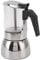 INDUCTION MOKA POT 200ML, PREMIUM CRYSTAL GLASS TOP MAKER | EASY-TO-USE STAINLESS STEEL COFFEE POT