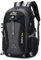 Zimoer Leichte Packable Reiserucksack Wanderrucksack 40L, Rucksack Herren, Tagesrucksack, Trekking Rucksäcke, Rucksäcke Tasche Für Wandern Radfahren Klettern Bergsteigen Reisen Sport (Schwarz)