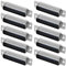 eMagTech 10 Stück 25-poliger D-Sub-Stecker Stecker DB25 Zweireihig D-Typ Lötdraht-Anschlussklemme Breakout für die Leiterplattenmontage Mechanische Ausrüstung CNC Computer
