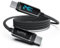 SOOPII USB C to USB C Cable[4ft], 240W USB C Cable,Nylon Braided Type C Fast Charging Cable with LED Display for lPhone 16/15 Pro Max, Galaxy S25/S24, MacBook Pro/Air, iPad, Laptop,Black