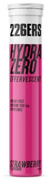 226ERS Hydrazero Effervescent, Tabletas Efervescentes para Reposición de Electrolitos, Apto para Veganos, Sin gluten, Sin calorías, Fresa - 20 tabletas