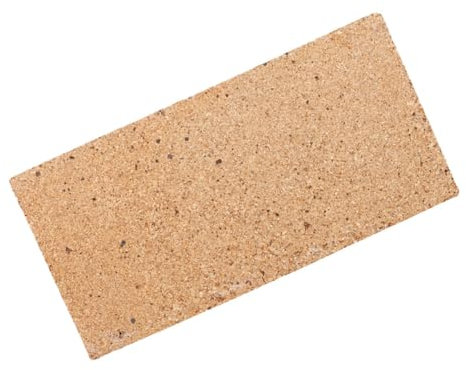 PartyKindom Mattone Refrattario Mattoni Refrattari Per Mattoni Refrattari Per Grill Blocco Ignifugo Mattoni Cotti Mattoni Saldanti Per Gioielli Mattoni Per Caminetti Light Brown Argilla