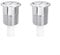 HOHOVYVY Toilet Water Tank Push Buttons, for Siamp for Skipper 45 Dual Flush Flush Button Chrome Replacement for 34455009 Toilet Flush (Pack of 2)