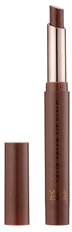 MUA Satin Sheen Lip Stylo Lipstick, Obsession (Pack of 1) | Deep Brown Toned Nude, Hydrating Satin Finish, Highly Pigmented, Vegan & Cruelty Free