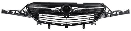ZSQWRFRG Kühlergrill Dekoration Front Stoßstange Wichtigsten Kühler Top Grille Für Vauxhall Für Grandland X 2017-2022 + Chrom