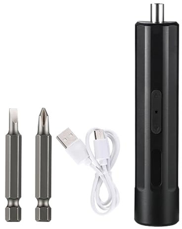 Fazvncv 34 in 1 Cordless Electric Screwdriver Set 3Nm 3.7V Cordless with Steel Bit and 2000mAh Rechargeable Battery Type C Port