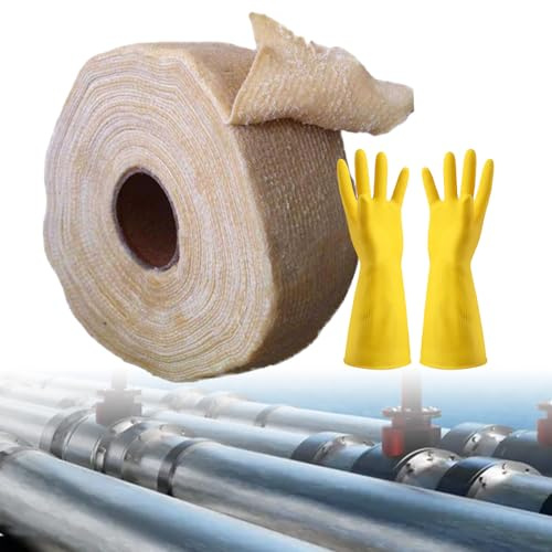 BAIFULAI Korrosionsbeständig Petrolatum-Klebeband: 50mm x 10m Braun Korrosionsschutzband, Marine-Korrosionsschutzband für Erdungsverbinder Tiefenerder Stahlrohr Erdungsband Rostschutz Band