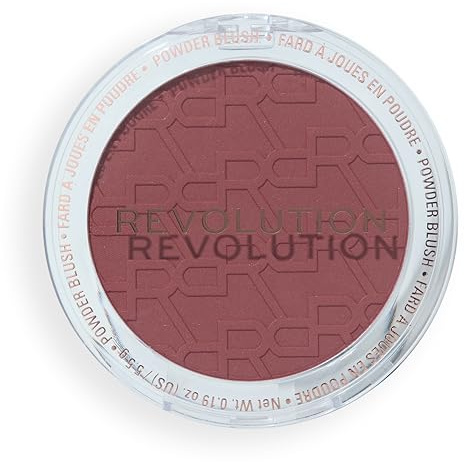 Revolution Blusher Reloaded, Sugar Toast | Talkfreies Puder-Rouge mit Mattem Finish, Reiche Pigmentierung & Aufbaubar, Vegan & Tierversuchsfrei