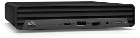 HP Elite Mini 600 G9 Intel Core i5 12500T 512 GB SSD 16 GB Windows 11 Pro con Wi-Fi e Bluetooth Desktop Computer Mini PC (ricondizionato)