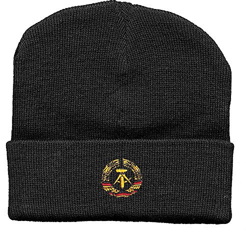 Hip-Hop Mütze DDR Emblem 54074 schwarz