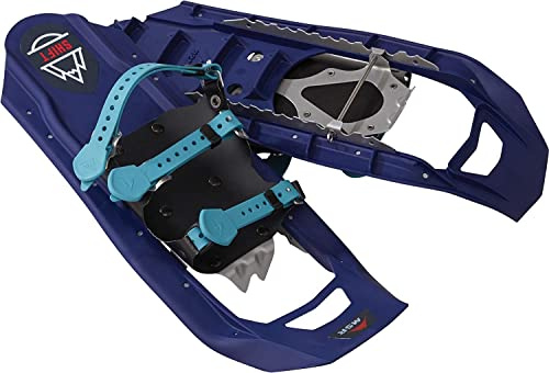 MSR Shift Schneeschuhe für flaches Gelände, Kinder, Unisex, Schneeschuhe (Schneeschuhe für flaches Gelände, Wandern/Freizeit, Kinder, Unisex, Blau, 57 kg)