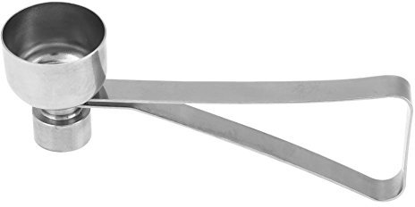 Egg Topper Cutter mit Edelstahl Eierschale Opener Cutter sauber Opener Cracker Kitchen Tool zum Entfernen roh weich oder hart gekochte Eierschalen(S)