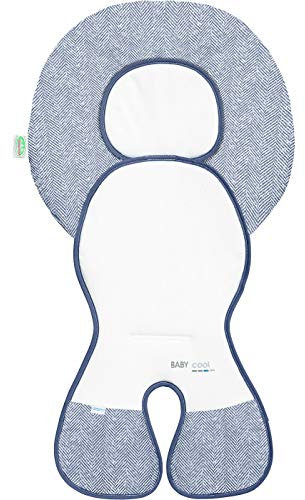 Odenwälder Babycool-Auflage new woven für Schalensitz Gruppe 0 navy