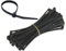 K M Electronics® 100 X Black Nylon Plastic Cable Ties TIE Wraps 100MM X 2.5MM