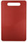 Fotouzy Plastic Utility Cutting Board with Handles, Food Safe PP Material, BPA Free, Dishwasher Safe, Thick Chopping Board, Large Size, Easy Grip Handle, for Kitchen (Red)