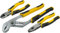 3-teiliges Set mit Steuergriffzangen, 150 mm Diagonalschneider, 250 mm Wasserpumpenzange, 180 mm Kombizange, Zangen-Set