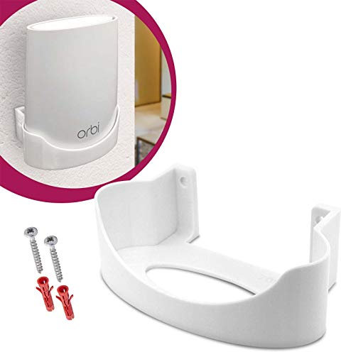 Mobilefox Wandhalterung passend für Netgear Orbi RBK50 und RBS50 Router Satelliten Halter