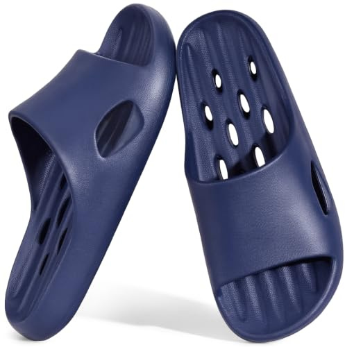 Herren-Duschschuhe mit Löchern, schnell trocknend, Badeschlappen für Damen, rutschfest, Zuhause, Schlafzimmer, Pool, Spa, Gäste, Studentenwohnheim