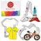 Ann Clark Cookie Cutters course de vélo ensemble d'emporte-pièces avec maillot, vélo et tour Eiffel