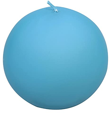 G Decor Henry Matt Soft Touch Bougie boule en velours doux Bleu clair