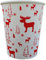 PGV Bicchieri di carta per bevande natalizie senza manico ‘alce‘ 200 ml, diverse quantità (150 pezzi)