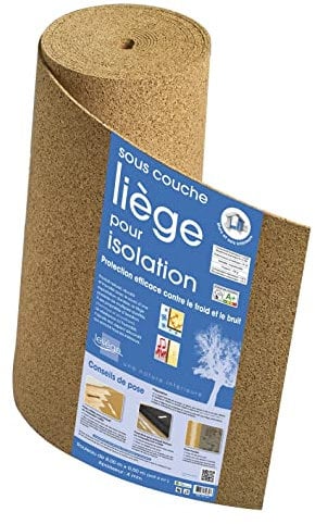 Rouleau Isolant liège Mur SDL l.0.5 x L.8 m x EP.4 mm