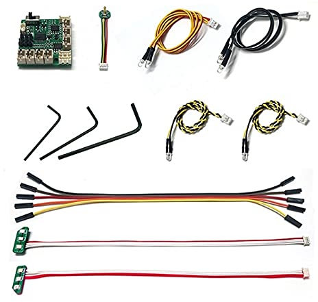 VLIZO [Fernbedienung Spielzeugteile] for Xiaomi Jimny Suzuki 1/16 Rc Auto-Ersatzteile Retrofit und Upgrade-Lichter unabhängig ESC Fernbedienungsempfänger. - sievironmentell freundliche Materialien