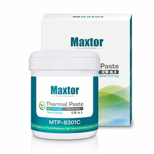 Maxtor MTP-8301C 300g High Performance Thermal Paste, Heatsink Paste, Thermal Conductive Grease for CPU GPU Cooler LED IC PS4 Xbox Chipset antminer