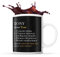 Tasse prénom Tony Définition Perfection | Mug Prénom humour idéal pour cadeau original et drôle