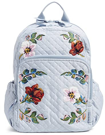 Vera Bradley Damen Campus Rucksack, Denim Navy, One Size