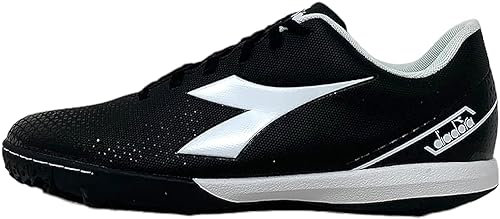 Diadora Pichichi 6 Tfr, Zapatillas de fútbol Hombre, Blanco y Negro, 44 EU