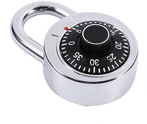 Kombinationsschloss, Code-Vorhängeschloss, Zinklegierung, Drehbares Vorhängeschloss, Ziffernkombinationscode, Sichere, Runde Rufnummer, Gepäck, Koffersicherheit