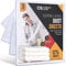 CS 3 Pack Extra Large Plastic Dust Sheets for Decorating 3.6 x 2.7m (12 x 9ft), Light Dust Sheet for Painting & Furniture, Plastic Sheet-Plastic Sheeting-Decorating Tools-Decorating Sheets-Dust Cover
