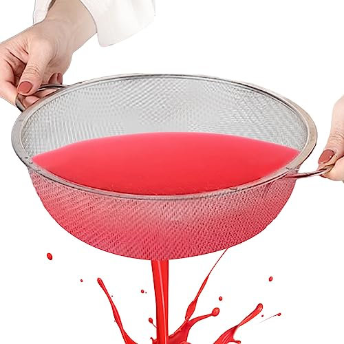 Paint Strainer Fine Mesh Stainless Steel Paint Filters Strainers with Handle Reusable for Paint Emulsion or Other Liquids Easy to Clean and Reusable 11.22 Inch