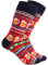 BRUBAKER Weihnachtssocken für Damen und Herren - Weihnachtsmuster mit Bier Rot - Baumwolle Socken Weihnachten - Größe 35-40