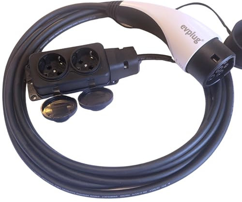 EVPLUG® Cable de Descarga para Coches Eléctricos V2L MG EV (T2 | 5m | 3.6kW | 16A)