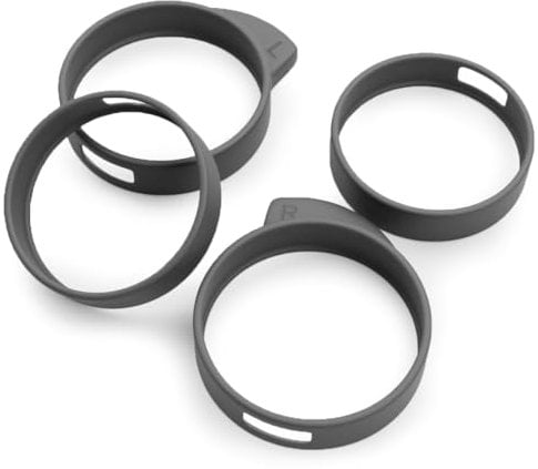 Okuli Set of 4 Silicone Wing Ear Tips For Samsung Galaxy Buds FE Earphones in Grey