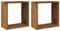 vidaXL Étagères Cube murales 2 pcs Vieux Bois 30x15x30 cm, Stockage en Forme de Cube, Organisateur en Forme de Cube, étagère Flottante