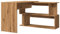 vidaXL Eckschreibtisch Artisan-Eiche 200,5x50x76 cm Holzwerkstoff, Schreibtisch, Arbeitstisch, Büroschreibtisch, Bürotisch, Computertisch, Büromöbel