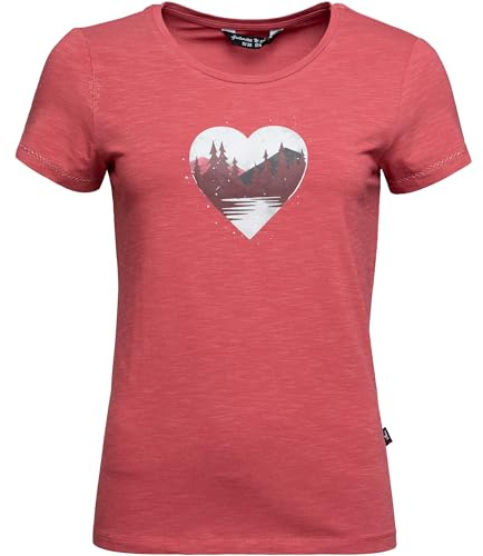 Chillaz Damen Gandia Mountain Heart T-Shirt, red, L