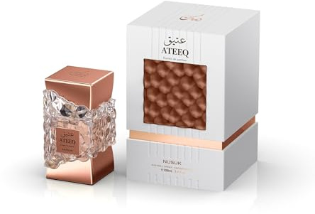 Nusuk Ateeq Eau de Parfum per uomo e donna – Profumo di lusso arabo a lunga tenuta, 100 ml