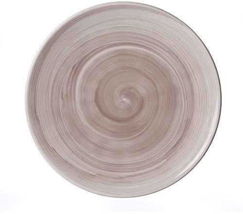 Flirt by R&B 745.061 Speiseteller, rund, Keramik, Braun, Weiß, 260 mm